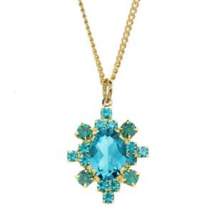 NWOT TOVA Mayra Necklace In Green